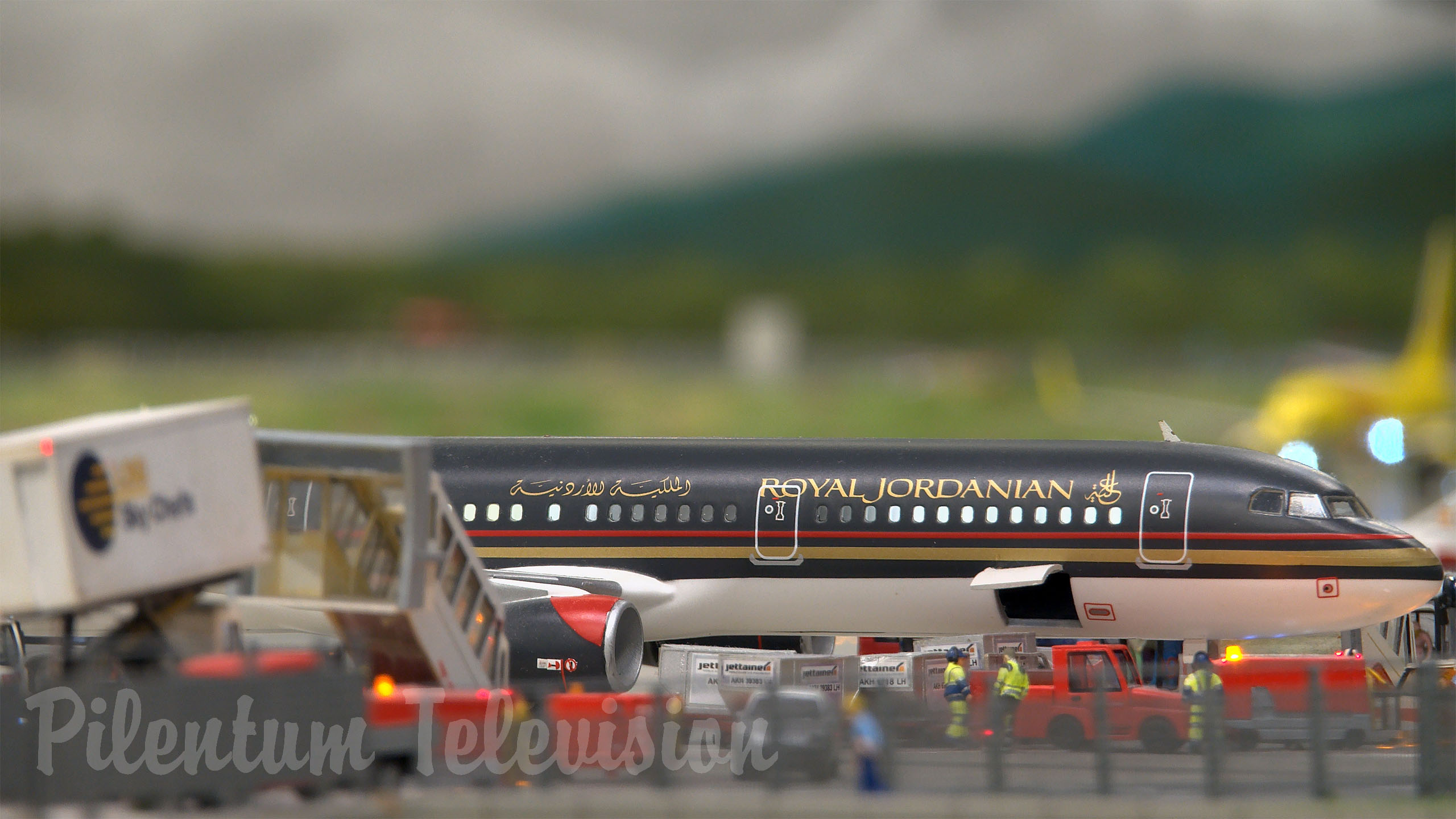 Den største model lufthavn i verden - flyveplads i miniature