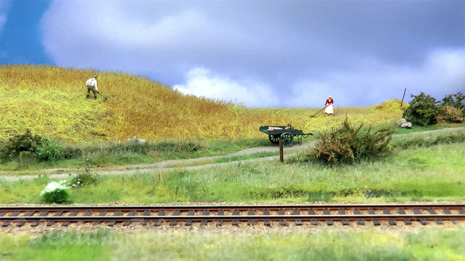 Odsherreds Jernbane (Odsherredsbanen) - En farverig og detaljeret modeljernbane i skala HO