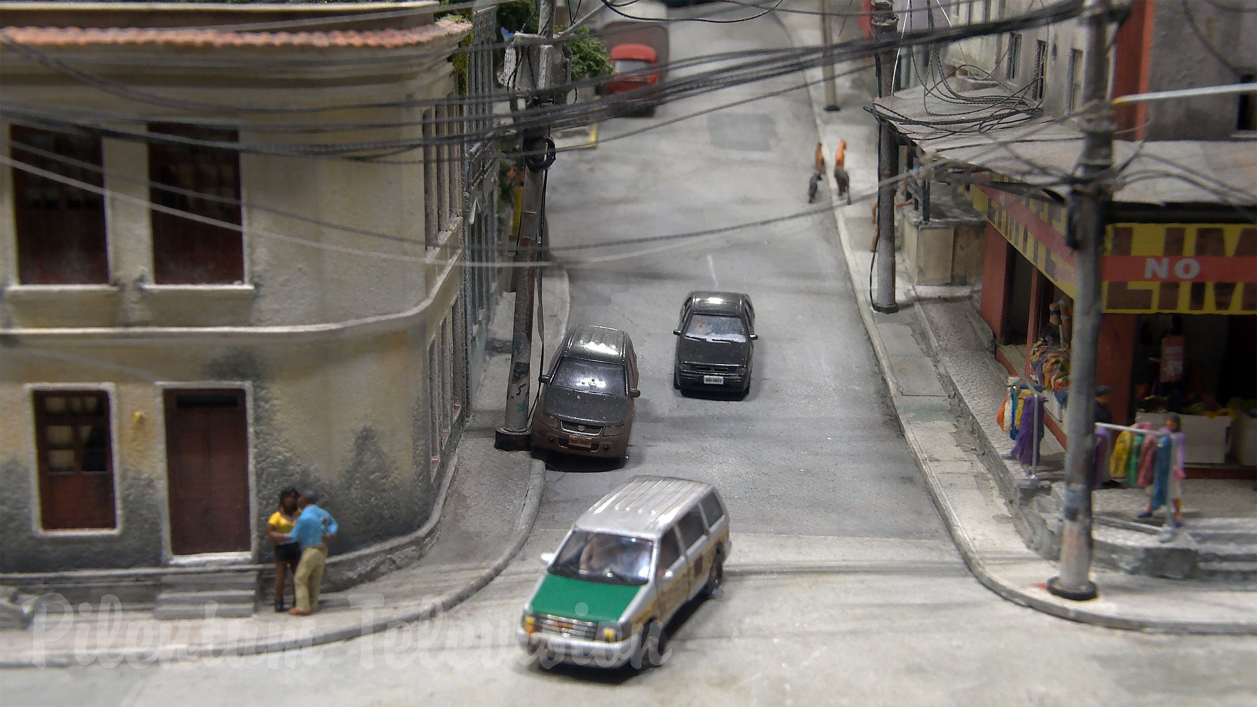 Verdens ældste sporveje - Modelsporvogn i Rio de Janeiro i Brasilien