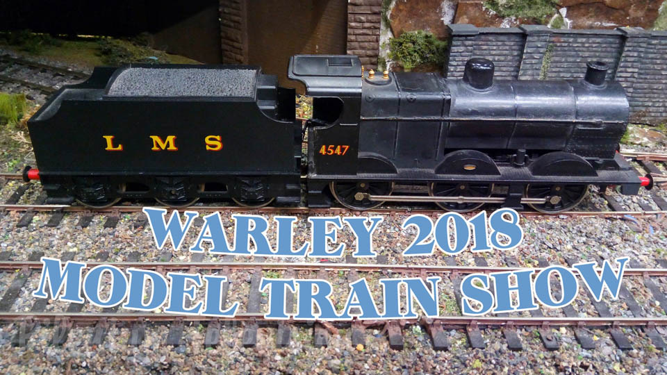 Den største modeljernbane udstilling af verden - Warley Show Modelbane og Modeltog