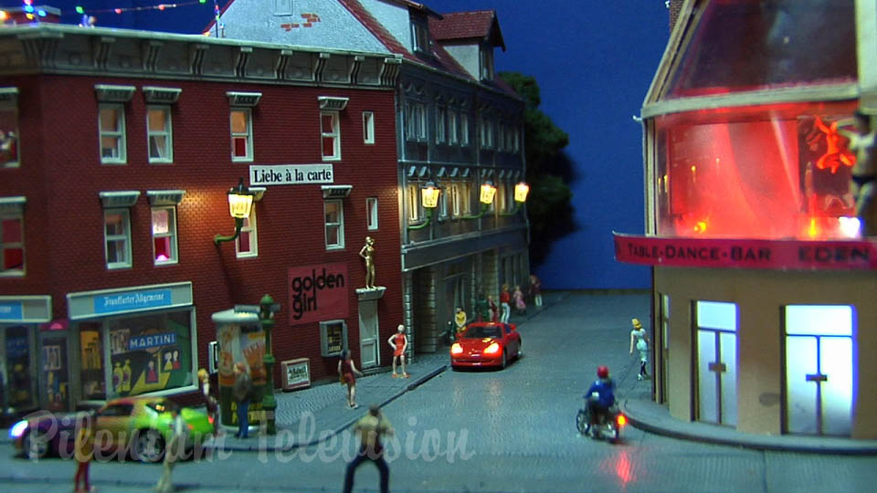 Funny Red Light District of a Miniature World