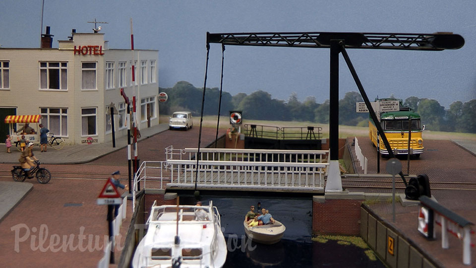 Model railway of the Drachten-Groningen tramway - The Philipslijn model railroad by Fokko Feenstra