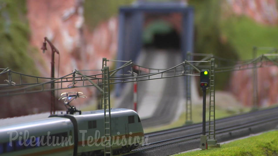 The Biggest Model Railroad Layout in HO Scale with more than 200 Model Trains made by Marklin