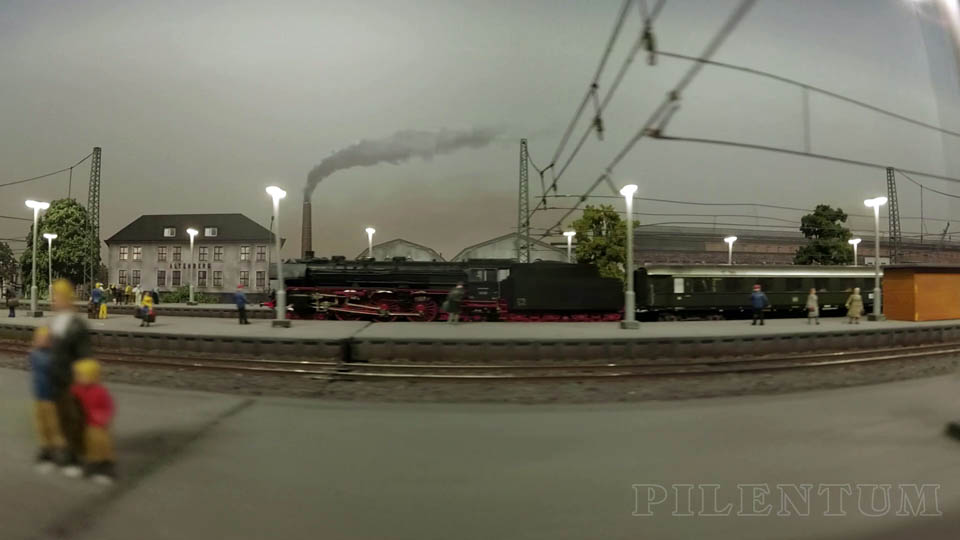 Train ride through a miniature world of the former industrial Ruhr district in Germany