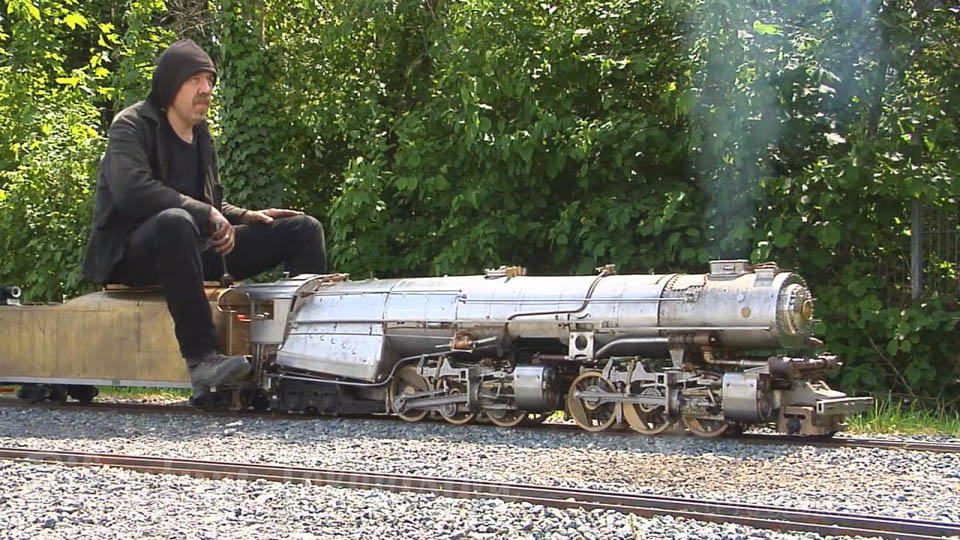 Tren de jardin y parque ferroviario para locomotoras de vapor