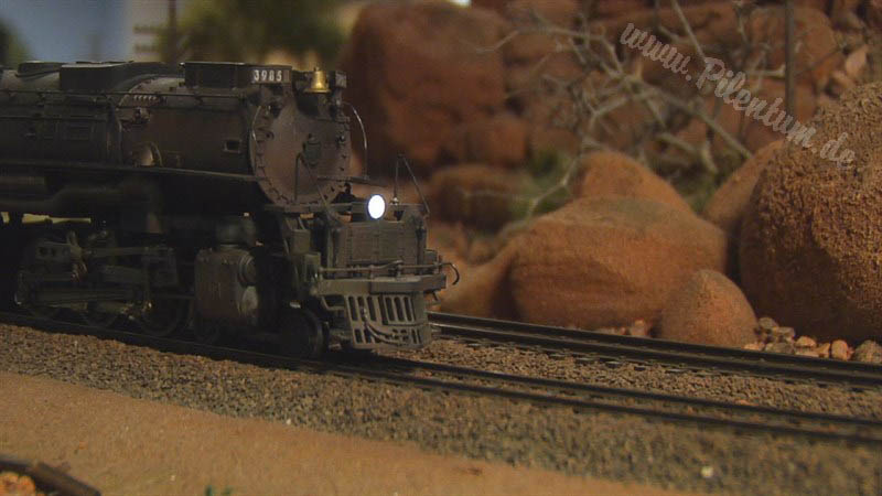 Model Train of the famous Sherman Hill Railroad