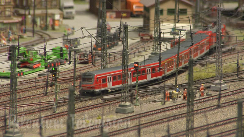 Железнодорожный макет из Германии в масштабе 1:87