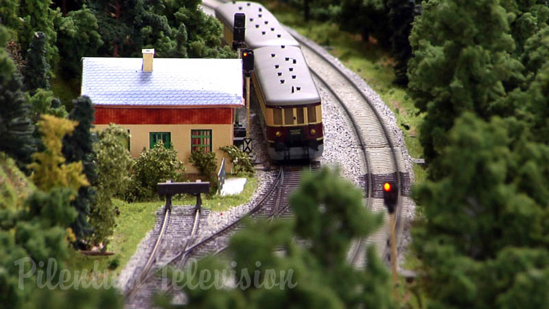 Мініатюрна залізниця в долині Ельби в масштабі 1:87