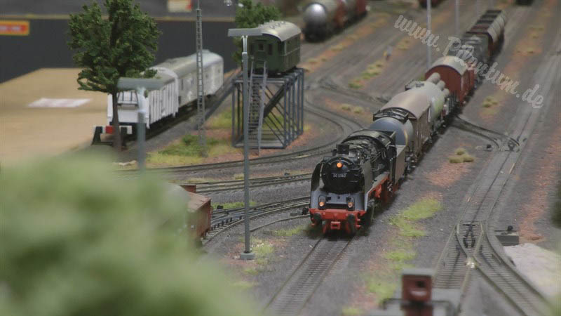 Один из крупнейших макетов железных дорог в масштабе 1/87 от производителя Марклин, Германии