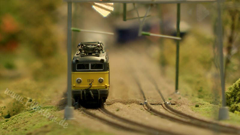 Fantastic model railroad layout in N scale or N gauge from the Netherlands