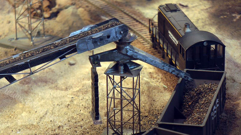 Model Railroad of a Nickel Mine