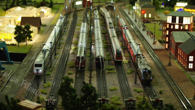 Very Large Model Railroad Exhibit in Northern Germany in HO scale
