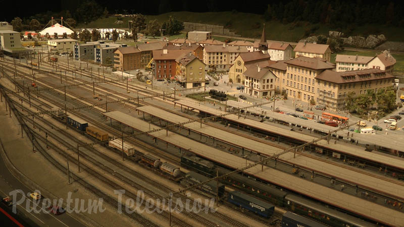 Järnvägsmuseum Chemins de fer du Kaeserberg i Schweiz