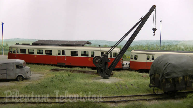 Model railway Pempoul by Gordon and Maggie Gravett