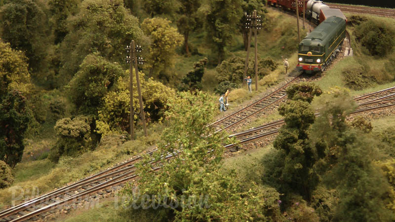 Beautiful French Modular Model Railway Layout with Cab Ride in HO Scale
