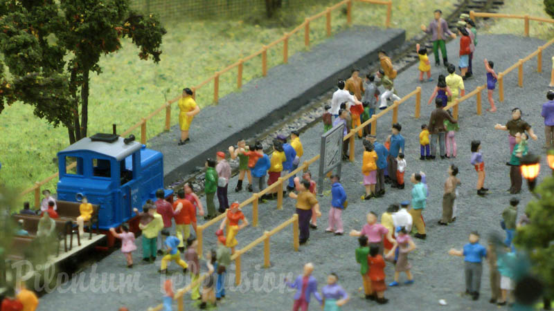 Model Railway HO scale with animal park by the model railroad club TCM Netherland