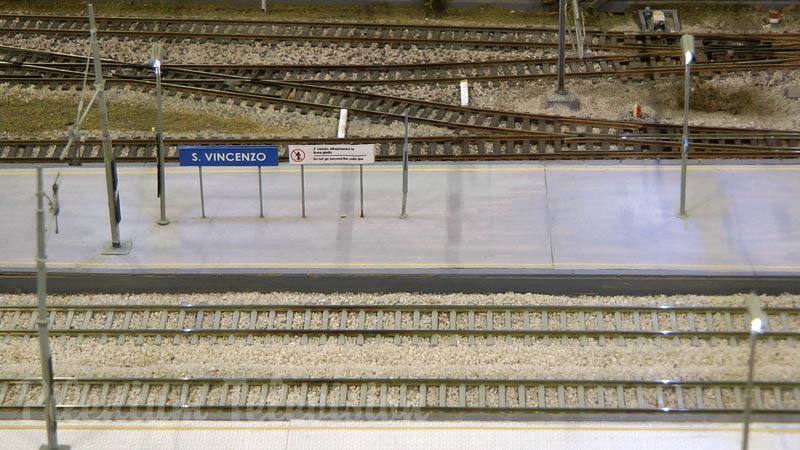 Model Railroad Layout by VBF Group with Italian High Speed Train Frecciarossa by Trenitalia