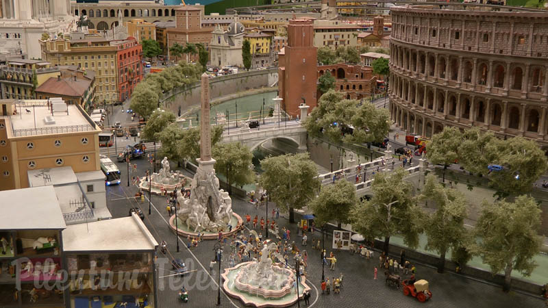 Miniatuurwereld Italië modelbaan en modeltreinen Miniatuurpark