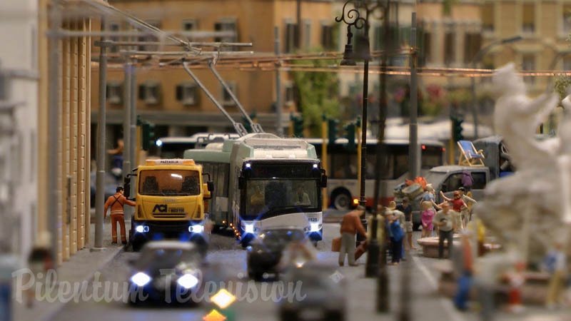 Vasútmodell kiállítás Olaszországból olasz vonatokkal