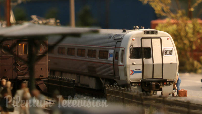 Impressive City Edge Layout and Cab Ride with American Model Trains