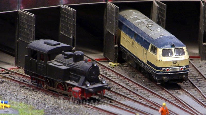 Mundo en miniatura Deutschland-Express fue uno de las maquetas más grandes de ferrocarril de Marklin