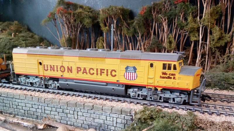 アメリカの鉄道模型。HO ゲージ レイアウト。