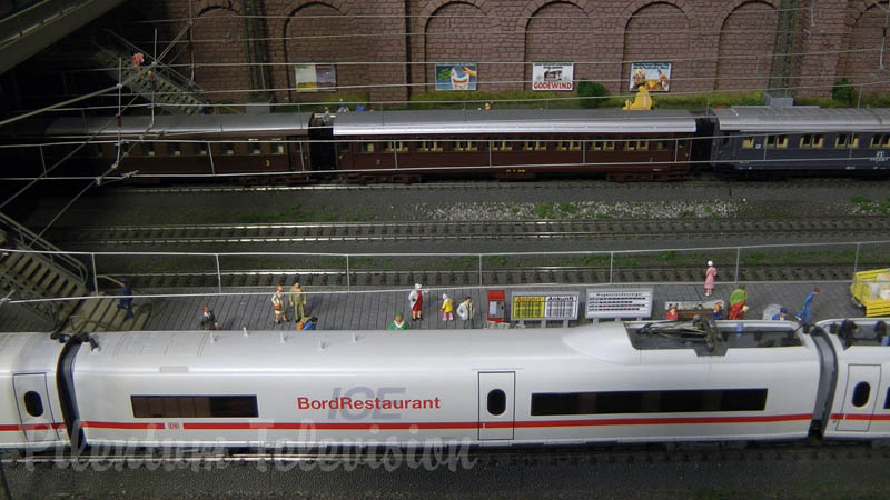 Very Large Model Railway Layout by Märklin in HO Scale