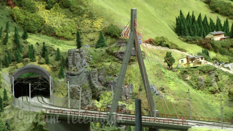 Выставка «Blue Brix Wonder World» в Германии: макеты железных дорог в масштабе 1:87
