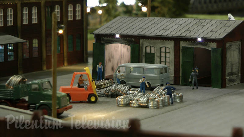 Model Railway Exhibition in Germany with Model Trains made by Marklin, Fleischmann and Roco