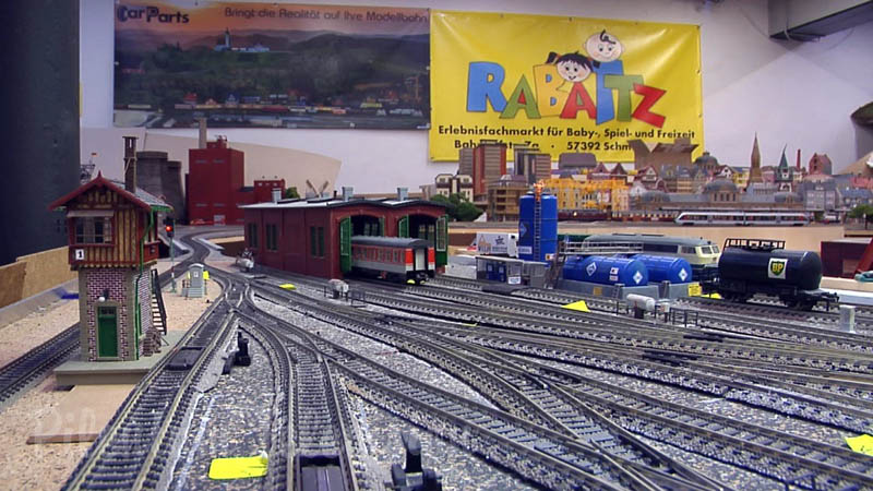 Model Train Video by Pilentum with Car System and Cab Ride on a Model Railway under Construction