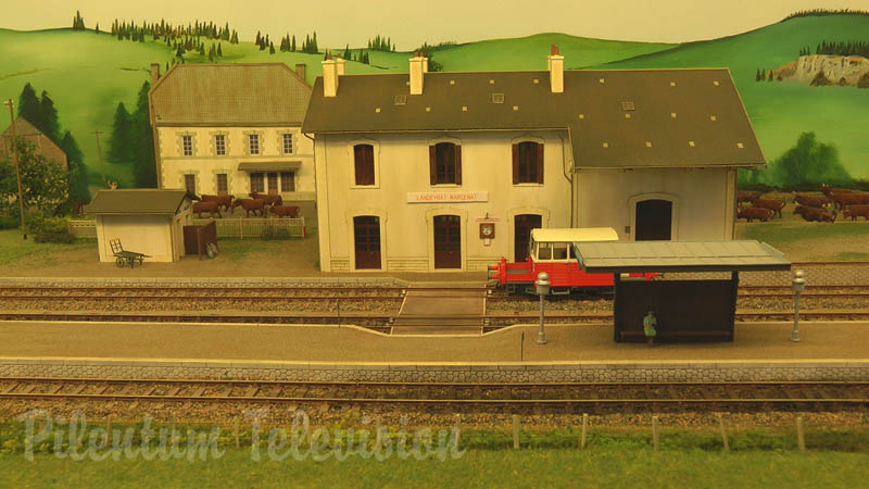 Réseau ferroviaire «La gare de Landeyrat-Marcenat» d’Association des Modélistes Cheminots de Limoges
