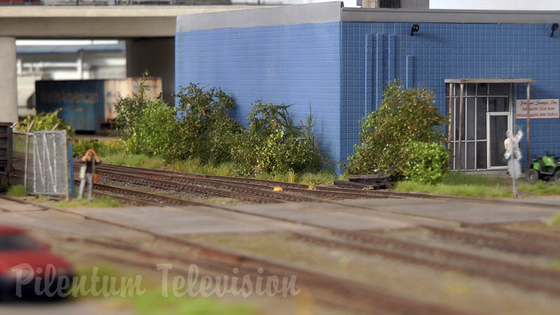 Превосходный модульный макет железной дороги Йорка в Пенсилвании в масштабе HO (1:87)
