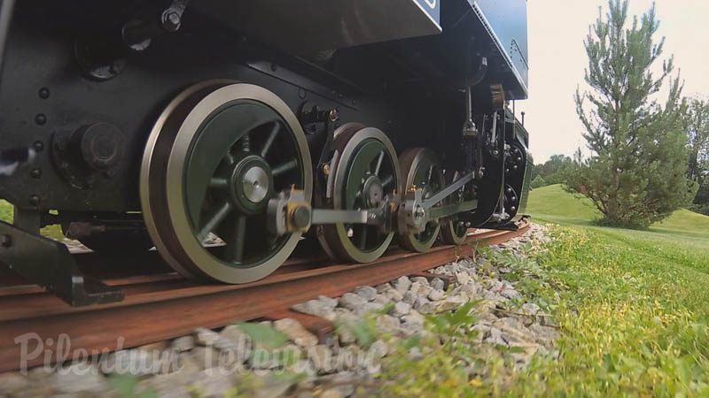 Locomotiva a vapor - A ferrovia jardim da Porsche