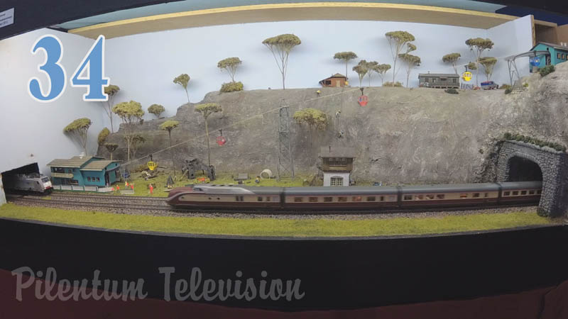 50 Realistiske modeljernbaneanlæg på udstillingen for modeltog og modeljernbane i Belgien