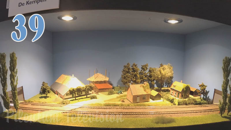 50 Maquetas Ferroviarias muy realistas en la exposicion para trenes en miniatura en Bélgica