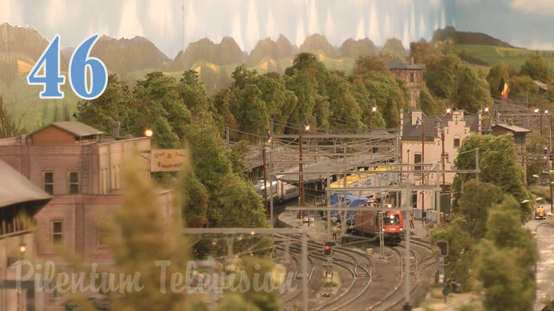50 модельных железнодорожных сооружений - Выставка моделей поездов в Бельгии