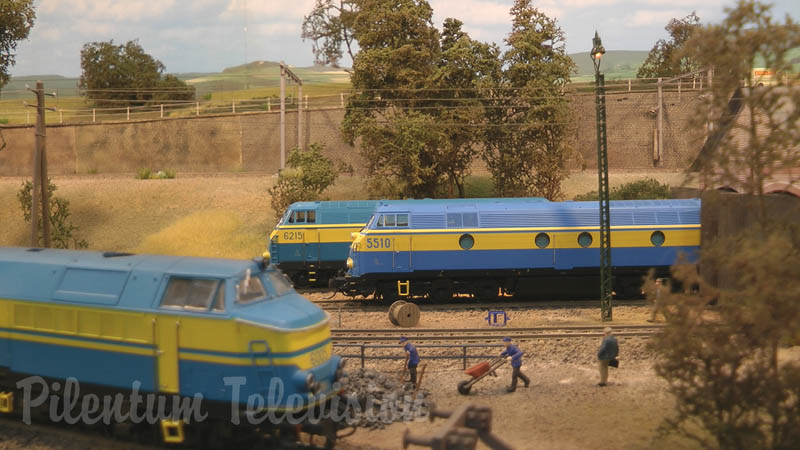 One of the finest model railway layouts of Belgium's most famous model railroader Ivo Schraepen