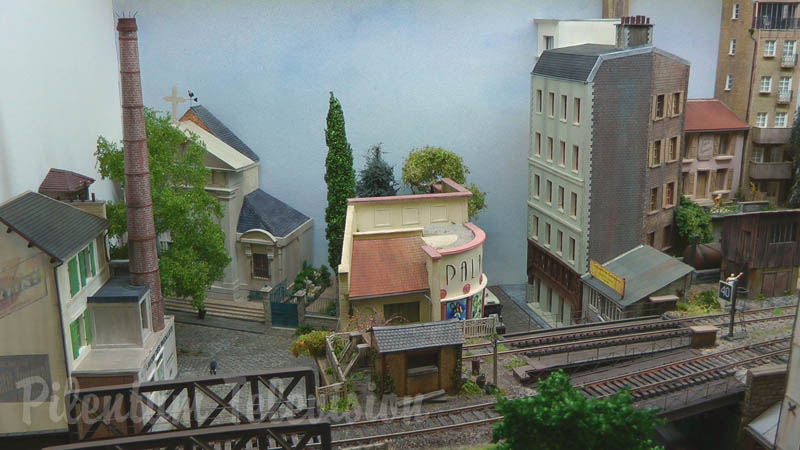 Stará železnice v Paříži - Modulová kolejiště velikost HO od François Joyau