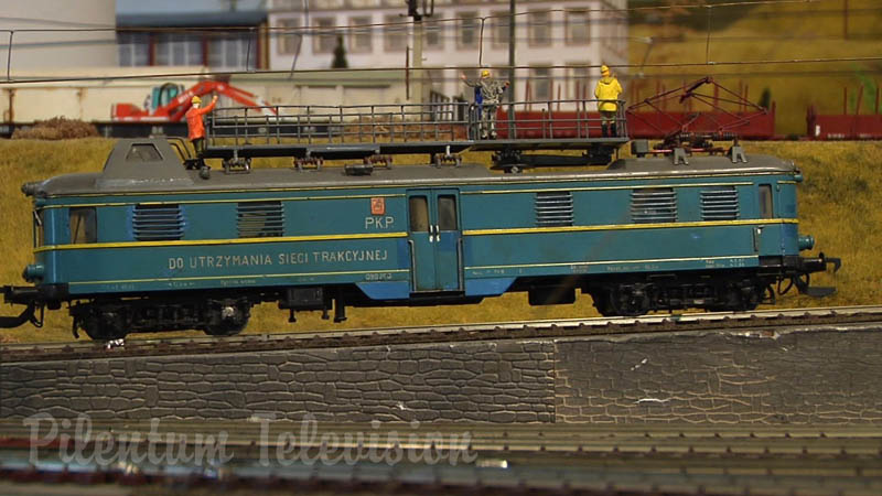 Výstava železničních modelů v muzeu v Drážďanech
