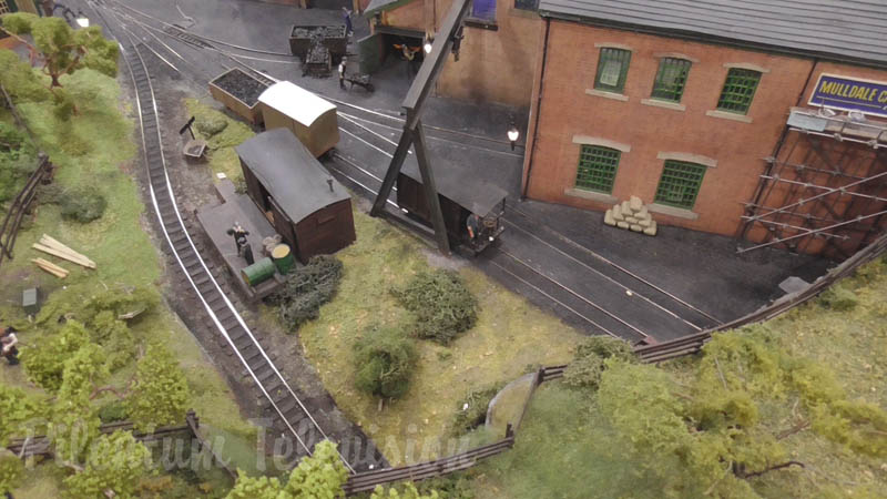 Industrial Scene Model Railway Layout “Mulldale” in O scale - Letchworth Model Railway Society