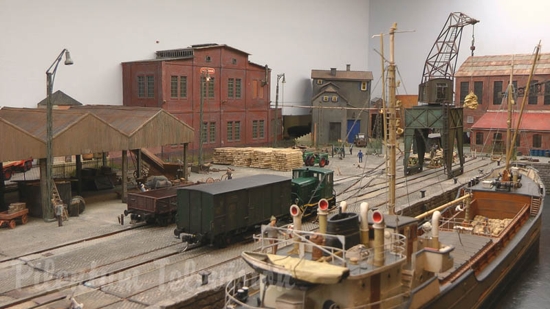 Model railroad of the old port of Antwerp - “Voorde Dok” by Samuel de Zutter and Wouter de Troyer