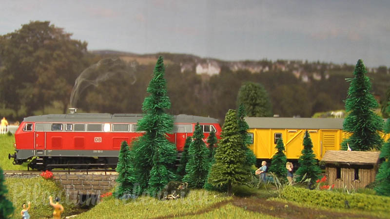 Le monde du train miniature de Pilentum: Un réseau ferroviaire allemand à l'échelle H0