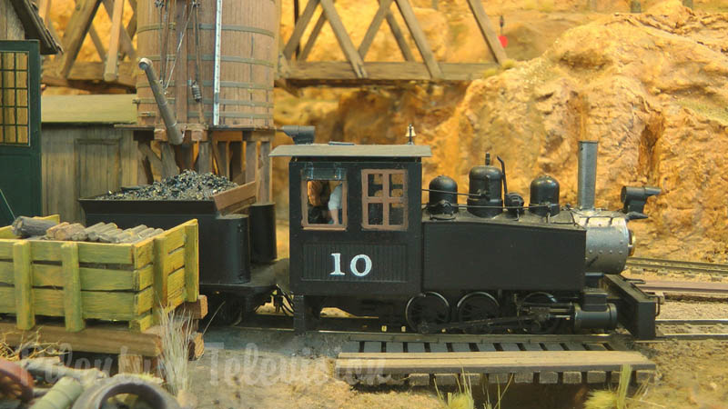 鉄道模型。デンバー・アンド・リオグランデ・ウェスタン鉄道