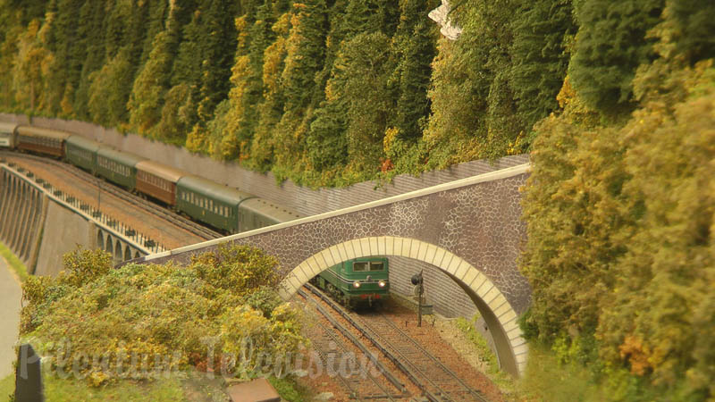 Masterpiece of model railroading from France: The model railroad layout “La Maurienne” in HO Scale