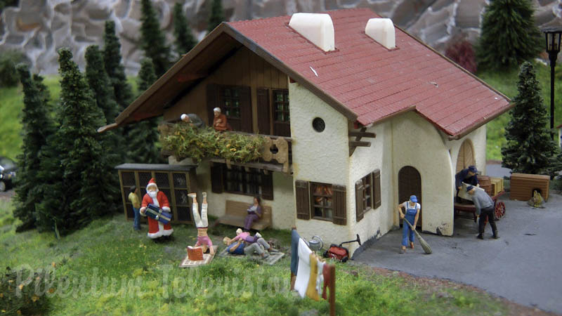 Макет железной дороги в Австрии: Полюбуйтесь красотой австрийских деревень с поезда