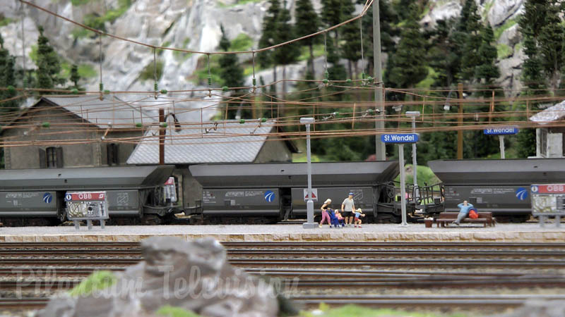 모형 철도 오스트리아: 알프스 산맥의 아름다움을 감상하세요