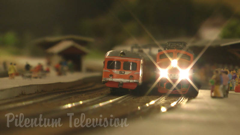 One of Sweden’s finest and largest and most famous model railroad in HO scale