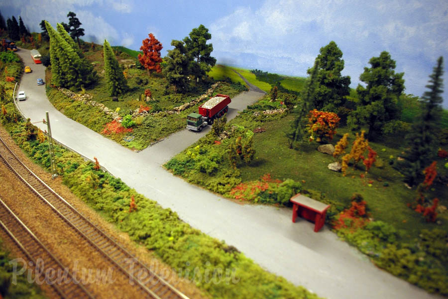 Trains and Scale Modeling - Cab Ride on the largest model railroad in Sweden