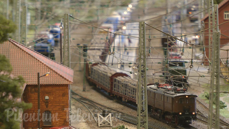 Professional Rail Transport Modeling with Push-Pull Trains and Helper Locomotives in HO Scale