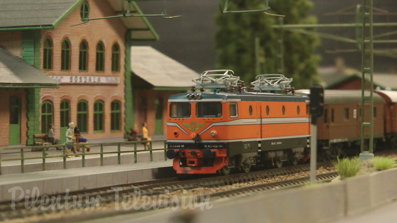 鉄道模型 前面展望 、 スウェーデン最大の鉄道模型を旅します